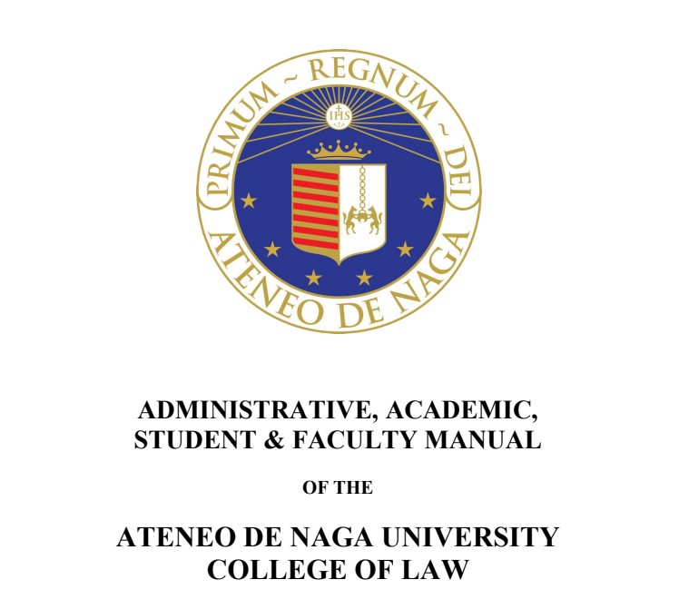 AdNU COL Administrative, Academic, Student and Faculty Manual